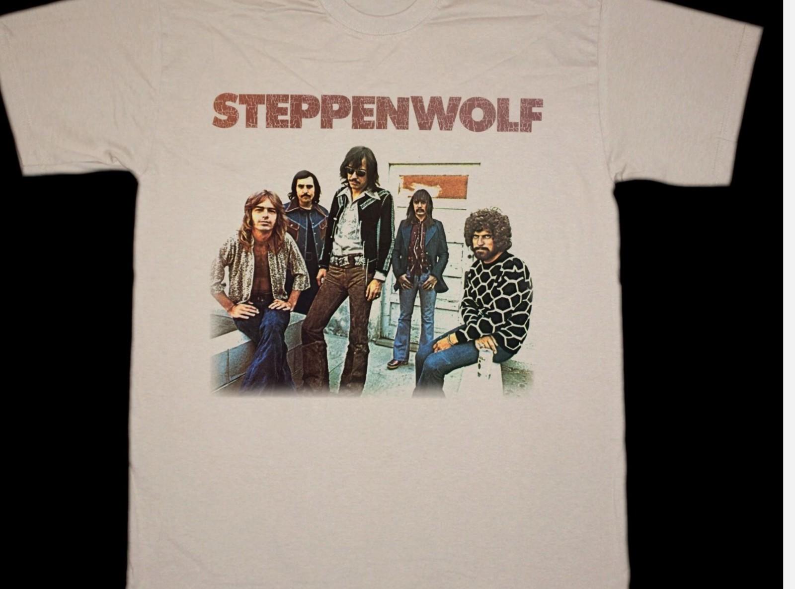 Retro BORN TO BE WILD Steppenwolf Band Shirt White Unisex Size S-5XL XL