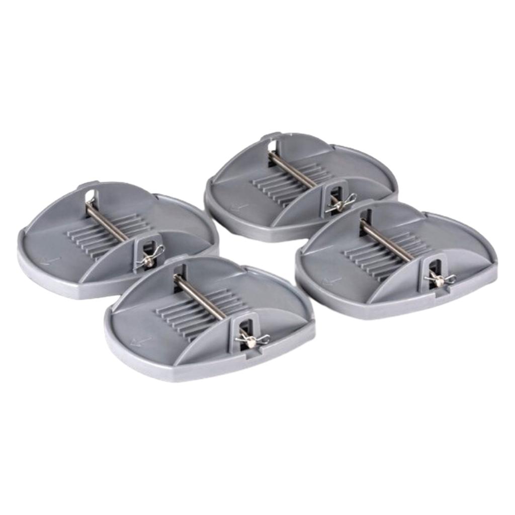 4Pcs Universal Caravan Jack Pads Leveller Wheel Foot Leg Support Jacking Lift Pad Support Stand for Trailers RV
