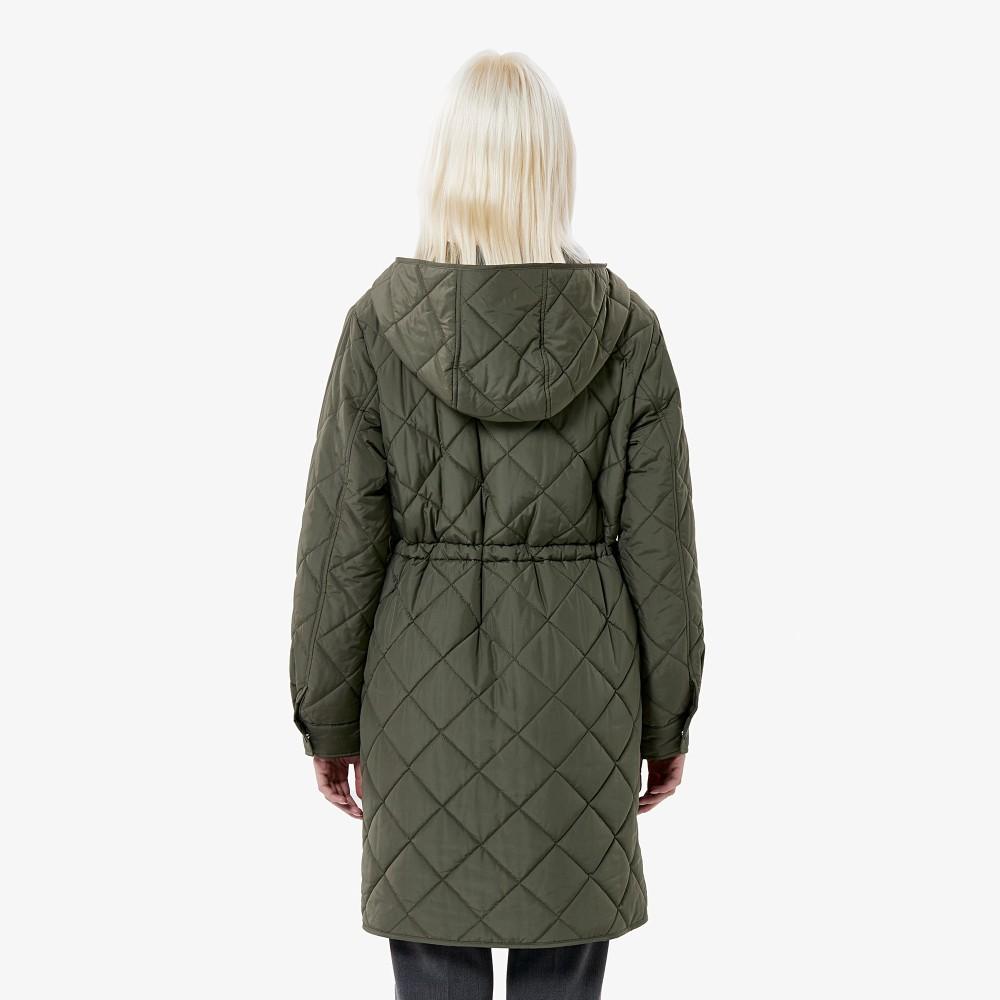 Lacoste Women's Hooded Quilted Long Jumper BF654E-55NE9F