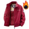Giacca Casual da Uomo Ispessita Calda in Pile di Velluto Resistente al Freddo Autunno e Inverno Colletto alla Coreana
