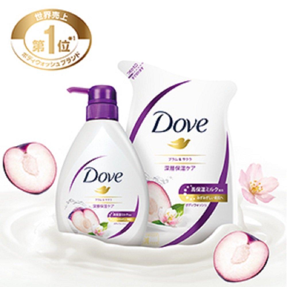 Dove Body Wash Plum & Sakura Refill 360g