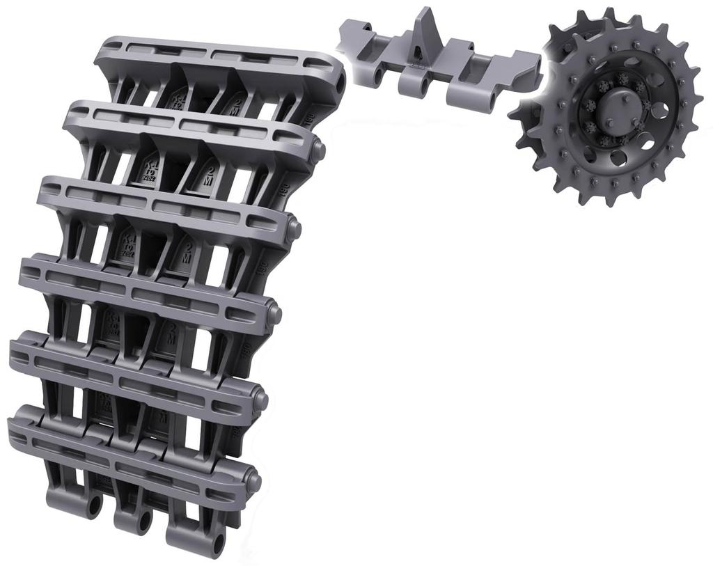 T-Rex Studio 1/35 Scale British Cromwell Cruiser Tank Improved Tracks with Sprockets (for Tamiya) Plastic Model Parts TR85063