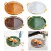 Round Serving Tray Cake Display Plate Multipurpose Snack Storage Holder Fruit Food
