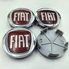 4 szt. 60 mm Kołpak Środkowy Piasty Koła Logo Emblemat Samochodowy Pyłoszczelne Pokrowce Odznak Stylingowe Akcesoria do Fiat 500 Modyfikacja Felgi Samochodowej