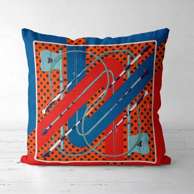 

Наволочка с принтом для дропшиппинга, декоративная наволочка, высококачественная, королевская, толстая, европейский стиль, богатый итальянский дизайн 28-# 66x66cm золотистый