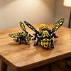 Cyberpunk Bee 3d Printed Ring Crafted From Smooth 8.5 Cm 1 Pc