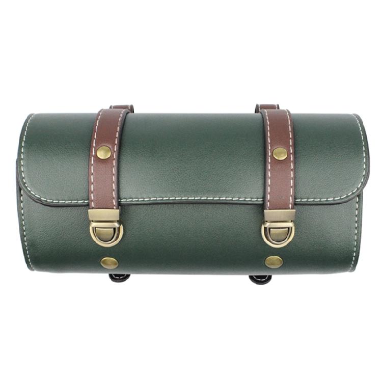 Cycling Bag Saddle Pouch Rear Pannier Personalized Riding Retro Bicycle Tail Bag зелёный