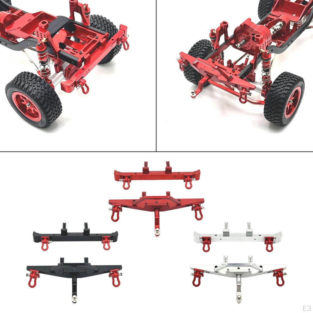Aluminum Front And Rear Guards for MN128 RC Trucks