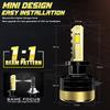 Bullvision H4 H7 Car LED Headlight H1 H8 H11 HB3 HB4 9005 9006 9012 LED Lights 6000K CANBUS Kit H7 for Turbo Lamp Automobiles