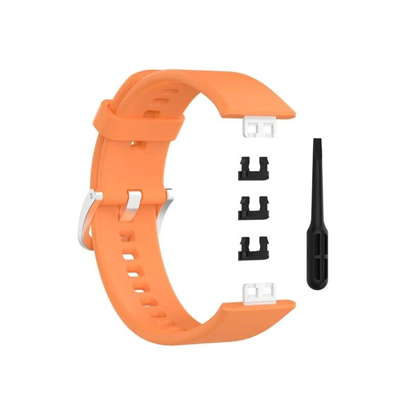 Silikonový řemínek pro chytré hodinky Huawei Watch Fit Měkký sportovní pásek na zápěstí Pouzdro na hodinky Náramek huawei fit Pásek na hodinky