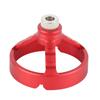 5678910mm Woodworking Tool Drill Punch Guide Locator Vertical Drilling Fixture(Red)