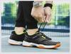 New Low-Top Badminton Shoes - Stylish Unisex Thick-Soled Tennis Footwear for Spring & Summer