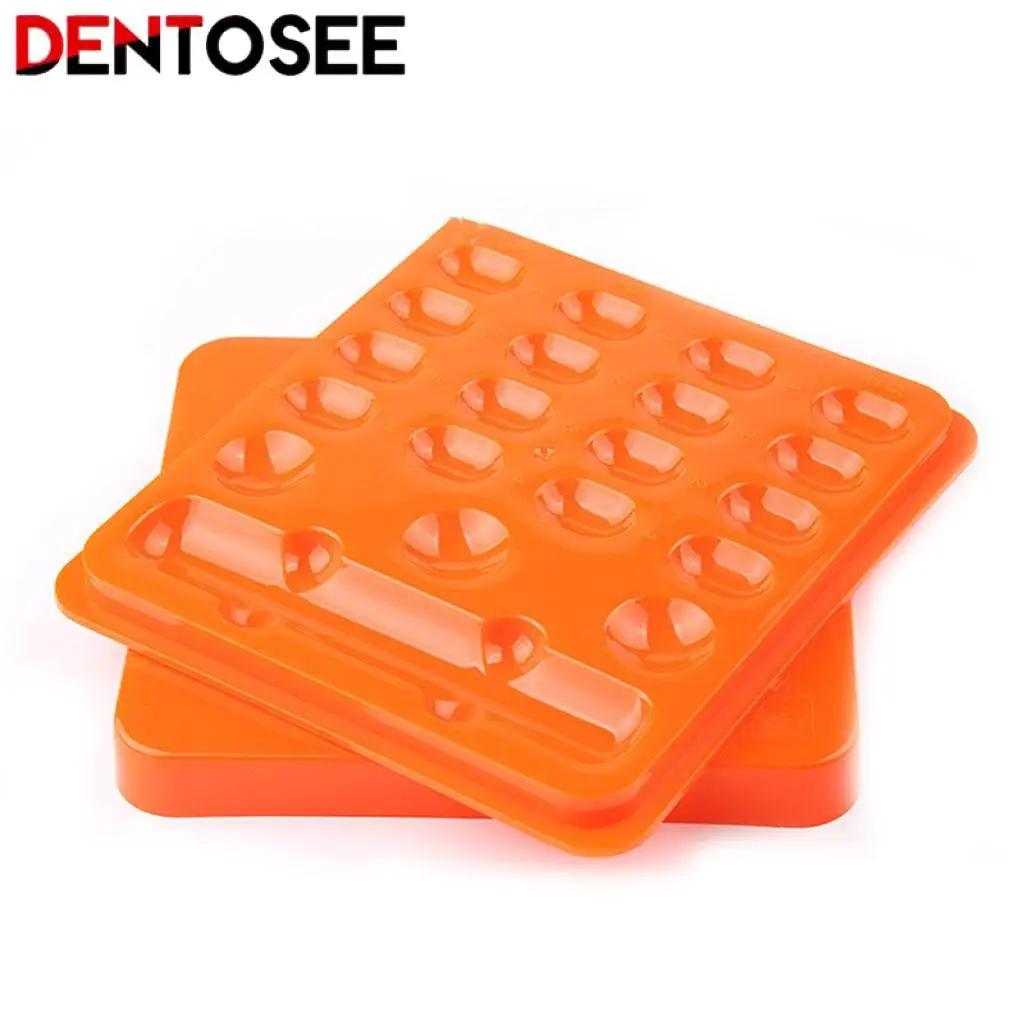 Dental Shading Light Box Veneer Placement Box Resin Material Lightproof Box Dentistry Consumables