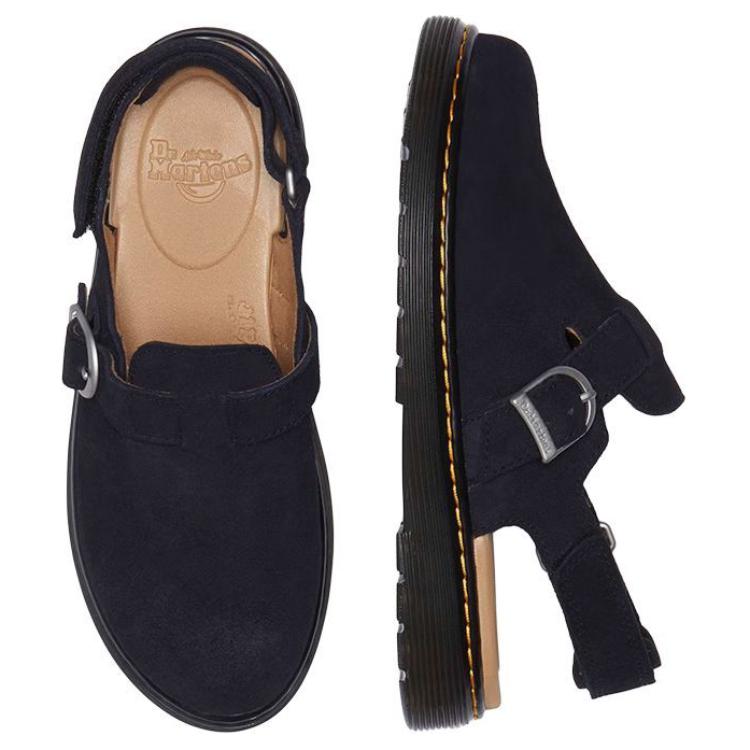 Dr. Martens Jorgie Y Kids Lightweight Comfortable Commuting Simple Retro Casual Shoes Women Shoes Black 40470001