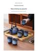 Japanese Gongfu Kiln-Glazed Ceramic Teapot with Filter