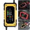 12V 7A Fully Automatic Smart Battery Charger LCD Display Power Pulse Repair Charger Large Screen for Car Motorcycle AGM GEL WET
