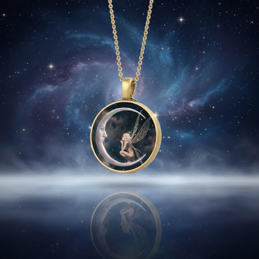 Women Tibetan Silver Art Photo Pendant Necklace Fashion Cabochon Glass Bead Chain Jewelry Trend