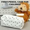 Pen Bag Pencil Pouch Large Capacity Bow Pattern Boxes Portable Stationery Organizer for Teen College Kids School Crafts Travel