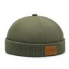 Cappello da Marinaio Cappelli Senza Visiera Berretto Berretto Cappello Per Uomo Donna Velluto a Coste Stile Retro Polsino Arrotolato Cappello da Porto