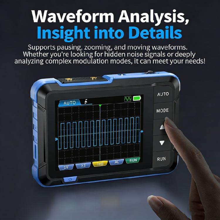 High-performance Mini Digital Oscilloscope 2.4Inch LCD-Display 2.5MS/-s Sampling