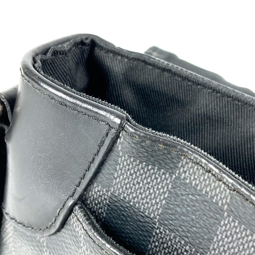 Louis Vuitton  N41028 Damier Graphite District PM NM Crossbody flap Shoulder Bag