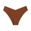 Slip da donna senza cuciture in seta ghiaccio a vita bassa - Traspiranti, ad asciugatura rapida, intimo sportivo da yoga