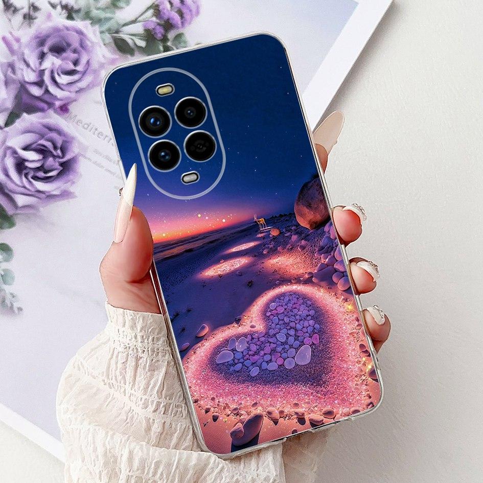 For Huawei Nova 13 Case Nova13 5G Cover BLK-AL80 Funda Popular Flower Butterfly Soft Clear Silicone Cases For Nova 13 Pro Bumper