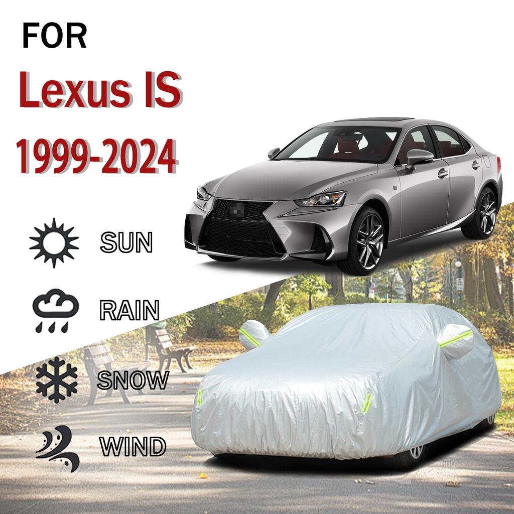 Für Lexus IS 1999-2024 Outdoor-Schutz Voll 190T Autoabdeckungen Schneeabdeckung Sonnenschutz Staubdichte Abdeckung Auto-Außenzubehör