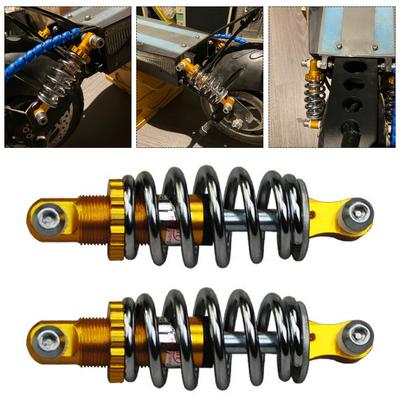 2 Pcs 125mm High Performance Rear Shock Absorbers For Electric Bicycle Scooter,E Bike Spring Rear Shocks