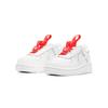 Nike Air Force 1 Toggle Low Top Skateboard Shoes White Red Yellow Infant And Toddler CU5289-102
