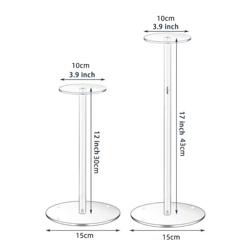 Acrylic Hat Display Stand Wigs Storage Rack Acrylic Cap Display Unit Hat Display Rack for Home and Store Organization