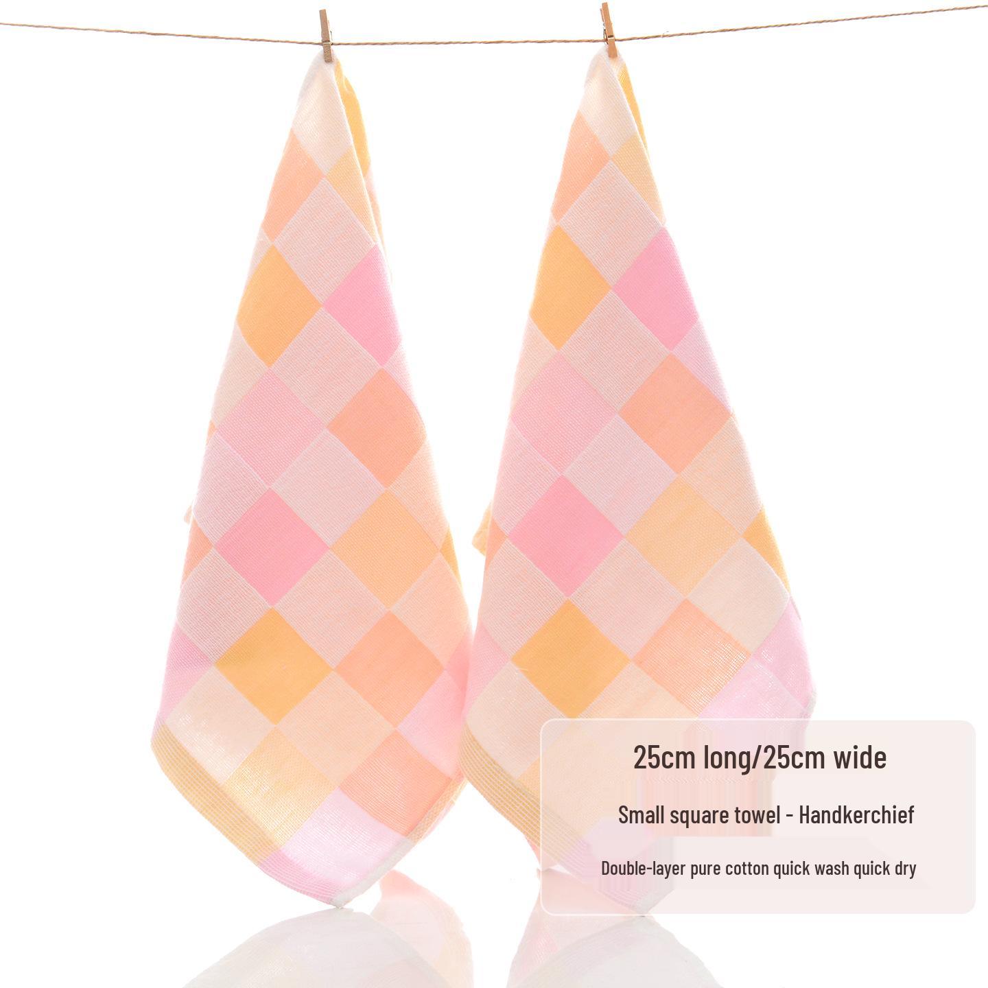 Children s Double-Layer Gauze Towel – Absorbent, Breathable, Quick-Dry, Suitable for Kindergarteners and Adults 25*25cm