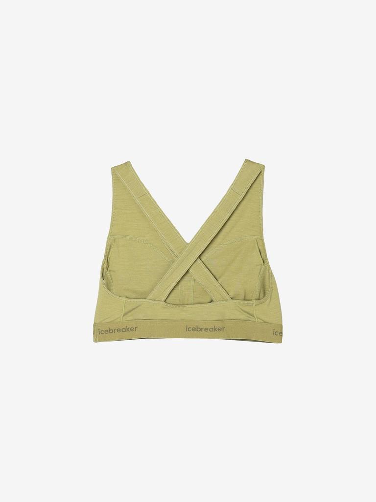Icebreaker Sprite Racerback Size W 125 Women's Cool-Lite Bra, Olive, M,