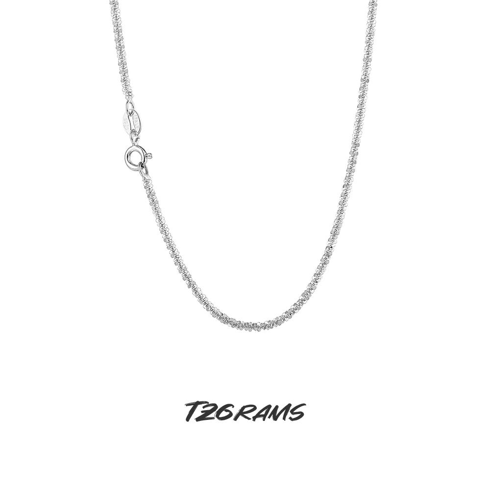 

925 Sterling Silver Simple Chain Elegant Necklace For Lady Exquisite High Quality French Fine Jewelry Best Gift