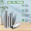 Stainless Steel Water Cola Bottle 500ML 750ML 1000ML for Kids School Outdoor Travel Sports Drink Bottles Single Wall Water Bottle