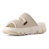 Cap Sandale tip slide versatile, antiderapante, cu vârf rotund, cu talpă groasă și velcro, din seria Outdoor, pentru navetă, unisex, bej deschis 1167497-LHB