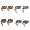 1 Par Cordones Planos con Estampado de Leopardo para Mujer para Zapatillas Deportivas Casuales Calzado de Bota Cordón Suave de Poliéster