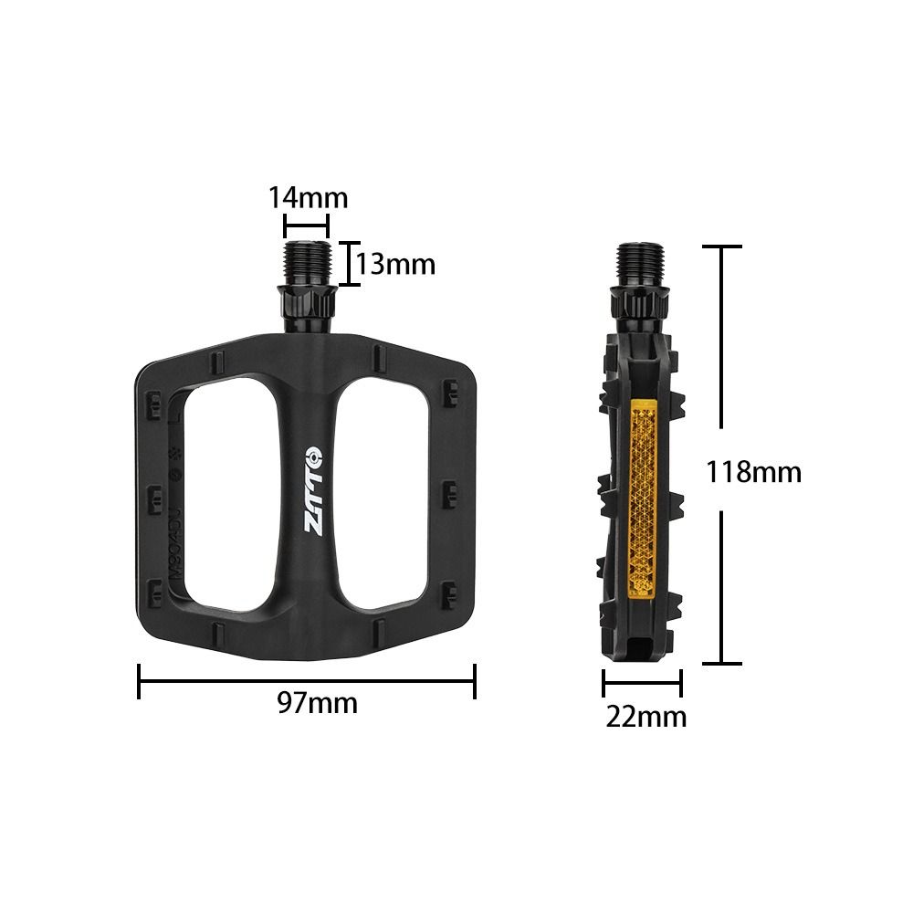 Ultraleichtes MTB-Pedal Anti-Rutsch-Plattformpedal Performance-Fahrradpedal Enduro-Fahren
