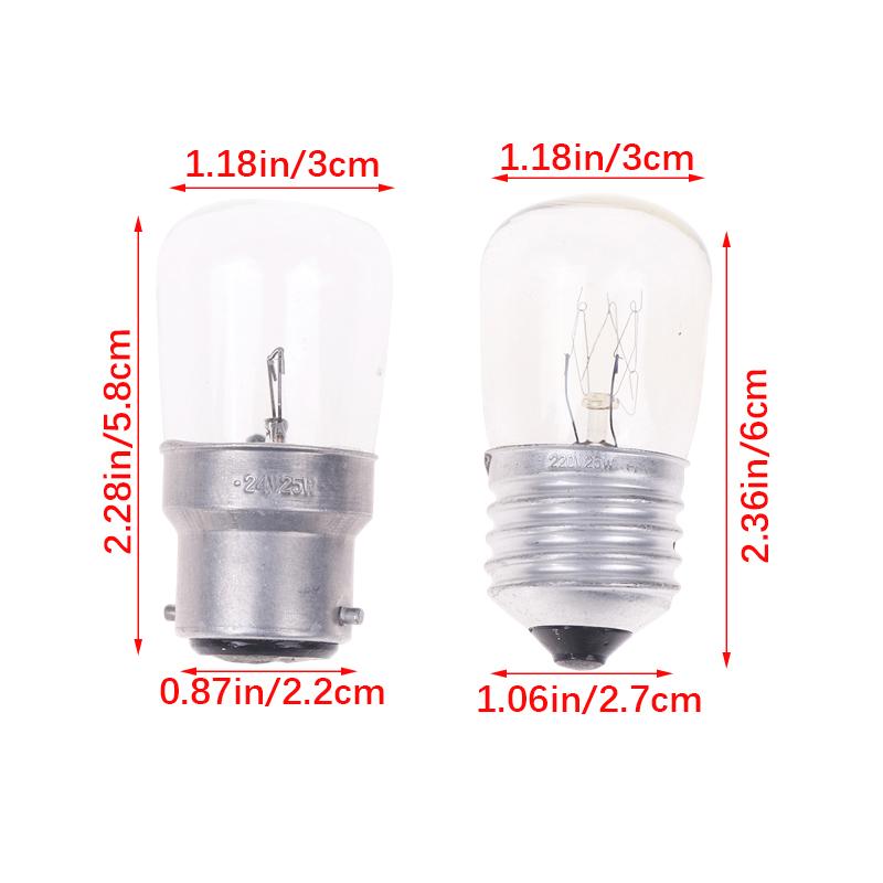 B22 Bayonet E27 Screw 12V/220V 15W 25W Led Filament Light Fridge Bulb Mini Cob Lamp For Sewing Machine Range Hood