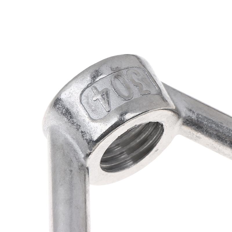 M8 M10 M12 M14 M16 M20 M24 304 Stainless Steel Triangle Lifting Eye Nut Trapezoid Thread Rings Fit For Handle Bolts