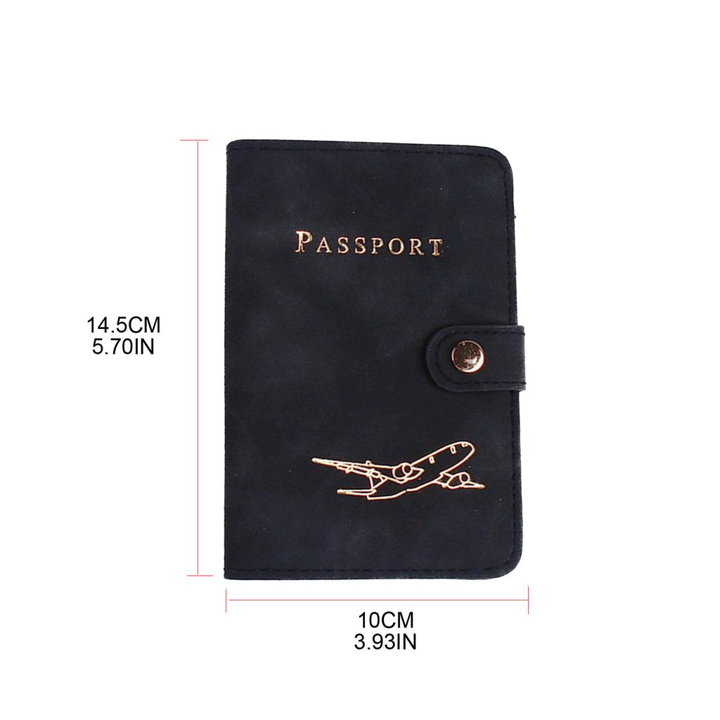 PU Skórzane Etui na Paszport Pokrowce Podróżny Portfel na Karty Kredytowe dla Kobiet Mężczyzn Okładka na Paszport