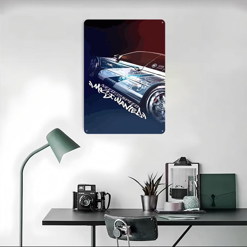 Need for Speed Poster Customized Wall Art Vintage Metal Signs Retro Tin Plaque for Man Cave Decoration Home Decor Accessories