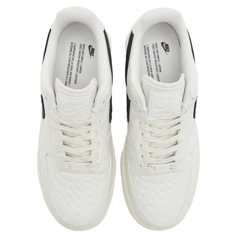 Nike Air Force 1 '07 Quilted Swoosh 'Beige Black' Women's Sneakers FV1182-001