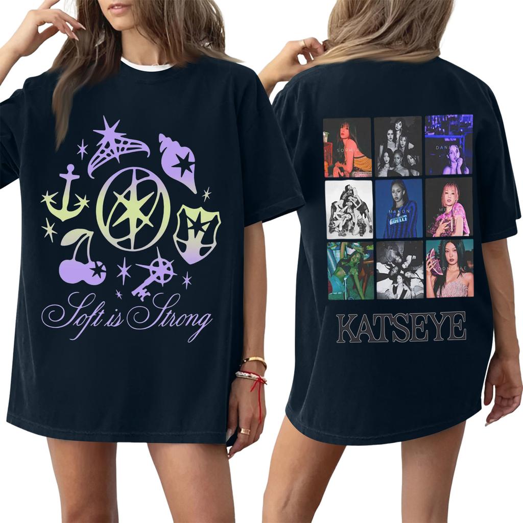 Women's Round Neck Printed Short-sleeved T-shirt Top