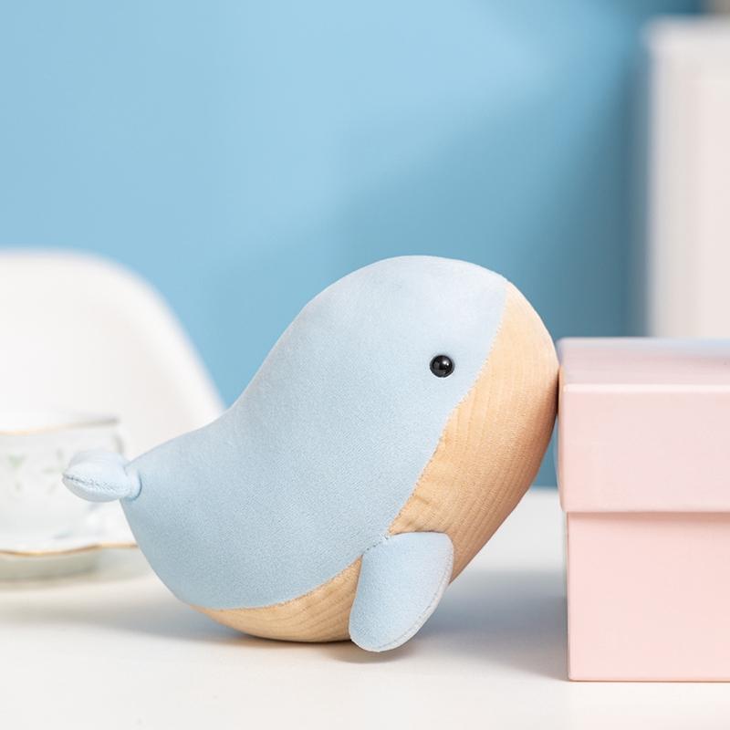 Cartoon Blue Whale Moby-Dick Killer Whale Plush Toys Soft Stuffed Sea Animals Pillow Lovely Fish Dolphin Doll Birthday Gift