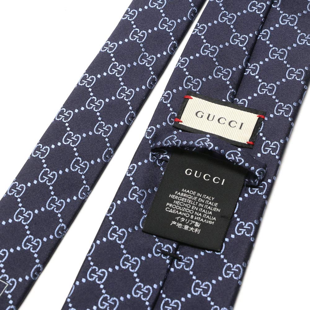 Silk GG Pattern Tie NAVY Navy [Gucci] 100% [GC4996954068] / - [Item]