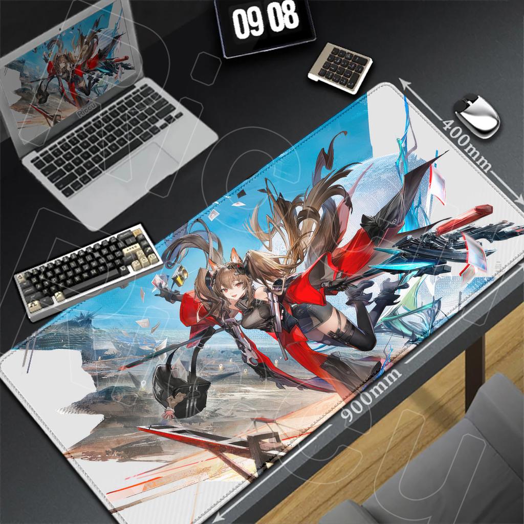 Heißes Spiel Arknights Endfield Kawaii Anime Mädchen Gilberta Mauspads HD Druck Gummi Büro Computer Tischmatte Laptop Tastaturmatte