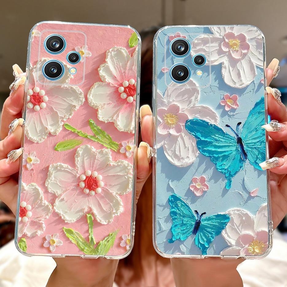 For Realme 9 Pro Plus Case RMX3392 Luxury Fashion Painted Cover Soft Slim Phone Case For Realme 9 Pro Realme9 Pro+ Fundas Bumper
