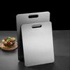 Stainless Steel Cutting Plate - Double-sided, Anti-slip, Easy To Clean, A Kitchen Necessity with A Long Service Life