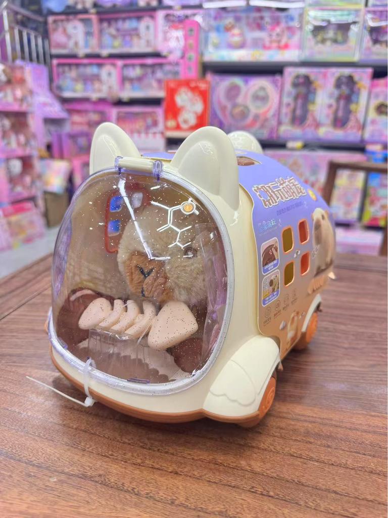 Electric Plush Bunny, Puppy, Kitten Pet Toy: Walking, Talking Cage House for Kids